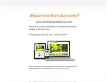 Tablet Screenshot of landmfinancialservice.com
